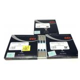 x3- Boxes of .22 LR. No. 12 shotshells -x3 boxes