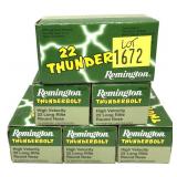 300 Rds. of .22 LR Thunderbolt Remington
