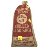 25 lb. bag of chilled lead shot, 25 lbs. -NO