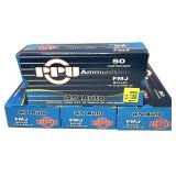 x4- Boxes of .45 Auto - .230 Gr. FMJ PPU