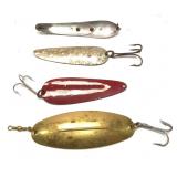 Lot, 4 assorted lures/spoons