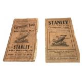 Lot, 2 vintage Stanley Rule & Lever Co. pamphlets