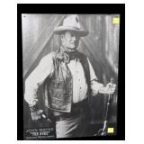 John Wayne "The Duke" tin sign: 16" x 12 1/2"