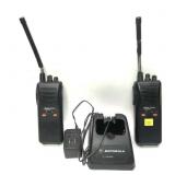 Pair of Radius SP50 by Motorola 2-way radios