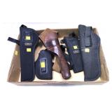 Lot, 5 assorted holsters includes vintage