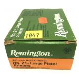 Box of No. 2 1/2 Large Pistol Primers- Remington