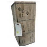 Wooden Ammo Crate with 5.56 M6 Links