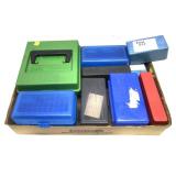 Lot, MTM Case Guard R-100 empty plastic ammo,