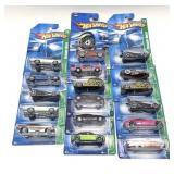 Lot: 17 assorted new Hot wheels cars