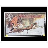 Ithaca Guns tin sign, 9 1/2" x 16"