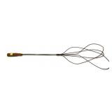 Vintage twisted wire rug beater, 31" L