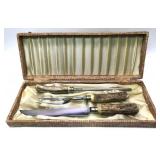 Lifetime Cutlery stag handle carving set, 3 pcs.