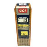 Box of .22 Short Hollow Point CCI Cartridges