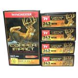 x5 - Boxes of .243 Win. - 85 Gr. Winchester
