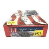 Box of 7mm REM Mag 139-grain Hornady Interlock