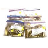 Lot, 6 bags brass: 3 bags assorted 7x65R Norma