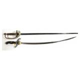 Lot, 2 swords includes fraternal and unmarked