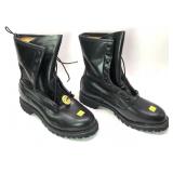 Pair of Vibram size 10 leather boots