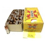 Western .38 Auto cartridges - 48 rounds