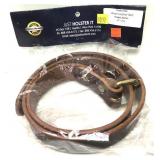 Just Holster It leather holster belt, 42"