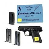 Jennings J22-.22 LR. Pistol, 2.5" Barrel w/4