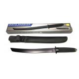 Tanto Warrior tactical Tanto and leather sheath