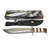 Timber Wolf 2017 Christmas Bowie knife with