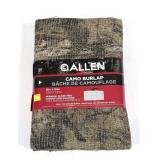 Allen camo burlap, 12" x 54"