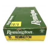 Box of .35 REM 200-grain Core-Lokt soft point