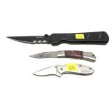 Lot, 3 assorted folding knives includes: CRKT