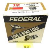 Box of 12 Ga. 2.75" No. 8 Federal Dove/Quail