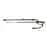 Early US sword marked J R Pettis & Co,  Troy NY