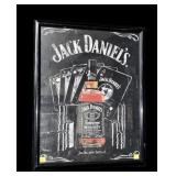 Jack Daniels print in plastic frame, 20 1/2" x 17"