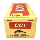 Box of CCI large pistol primers No. 300-