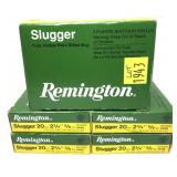 Lot, 25 Rds. of 20 Ga. 2.75" Remington HP rifled