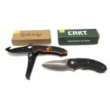 Lot, CRKT No Time Off 1-blade folding knife with