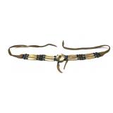 Early Native American handmade beaded bead and