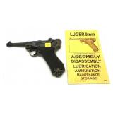 Replica Luger pistol (barrel filled replica gun)