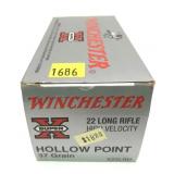 Brick of .22 LR Hollow Point Winchester