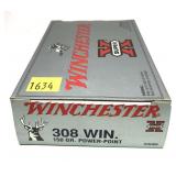 Box of .308 Win - 150 Gr. Power-Point Winchester