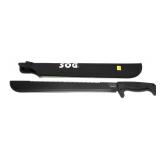 SOG Sogfari machete with sheath, 23 1/2" overall