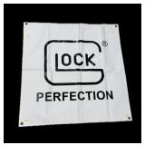 Glock Perfection banner, 35" x 35 1/2"