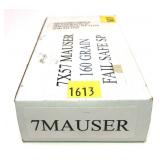 Box of 7mm Mauser (7x57) 160-grain failsafe SP