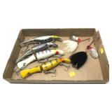 Lot, 6 assorted vintage lures includes 4 Homer