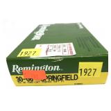 Box of .30-06 Springfield 150-grain Remington