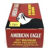 Box of .357 Mag. - 158 Gr. Jacketed S.P.