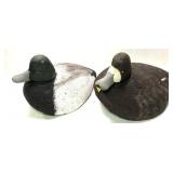 Pair of Tom Humberstone Bluebill decoys, signed