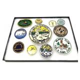 Lot, assorted game patches and pins, 11 pcs.