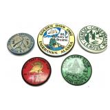 Lot, 5 assorted Conservation/Game Club pins