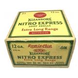 Vintage box of 12 Ga. 2.75" No. 4 Remington